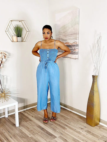 Chambray Cutie | Jumpsuit