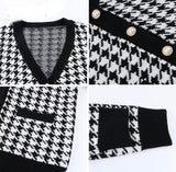 Houndstooth Lover | Sweater Cardigan (SHIPS 3/1)